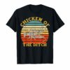 Retro Cajun Crawfish Chicken Of The Ditch T-Shirt