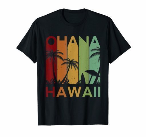 Retro Ohana Hawaii Tropical Vintage T-shirt