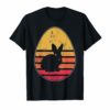 Retro Vintage Bunny Egg Happy Easter T-Shirt Gift Men Women