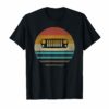 Retro Vintage Sunset Jeeps 70s Off Road Wave Men Women Gift Tee Shirt