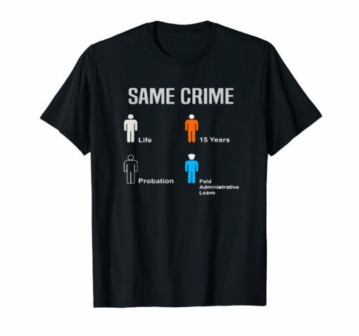 Same Crime Different Time Funny Tee Shirt