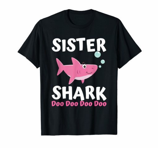 Sister Shark Doo Doo Shirt Matching Family Shark Shirts Set
