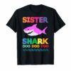 Sister Shark Doo Doo Shirt for Matching Family Pajamas