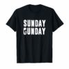 Sunday Gunday Gun Owner Shooting T-Shirt with Gun