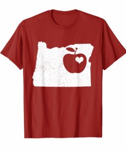 Teacher Shirt Red For Ed Oregon Teacher Protest Strike