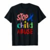 Teacher Stop Child abuse awareness T-Shirt