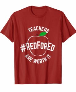 Teacher Support Red for Ed T Shirt