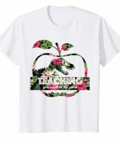 Teaching Is A Walking In A Park Teacher Jurassic Dinosaur T-Shirt