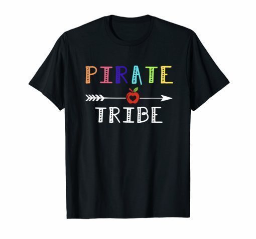 Team Pirate Teacher Tribe Back To School Tee Shirt