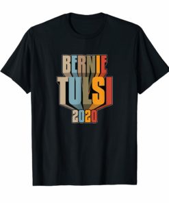 Tulsi Gabbard Bernie Sanders 2020 US President T-Shirt