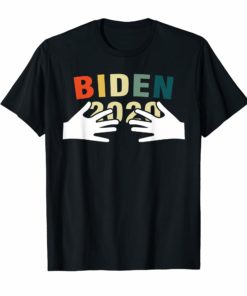 Vintage Joe Biden 2020 Hands Shirt Funny Political Gifts