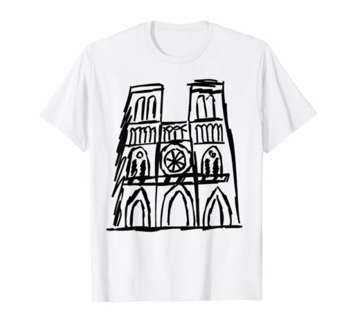 Vintage Notre Dame Cathedral Gift T-Shirt