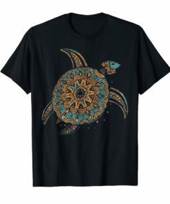 Vintage Tribal Hawaiian Sea Turtle T-Shirt