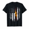 Vintage USA Electric American Flag T-Shirt Lineman Cool Gift