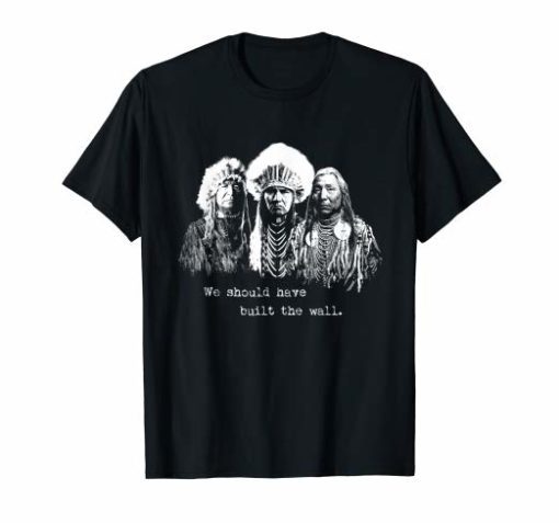 We Should Have Built A Wall Shirt. Native American T-Shirt
