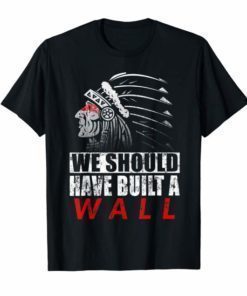 We Should Have Built A Wall T shirt Native American Day
