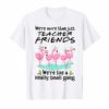 We're More THan Just Teacher Friends Flamingo Tee Shirt