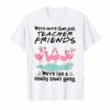We're More Than Just Teacher Friends Flamingo Tee Shirts