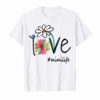 Woman Mom Love Mimi life #mimilife Heart Floral Gift T-Shirt