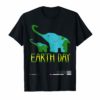 earth day T-shirt for teachers and kids with Elephant