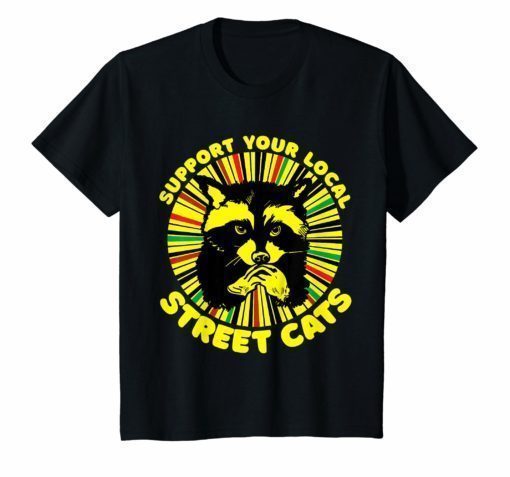 support your local street cats vintage t-shirt