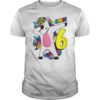 6 Years old Dabbing Unicorn 6th Birthday T-Shirt