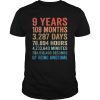 9 Years Old 9th Birthday Vintage Retro T Shirt Gifts