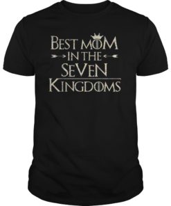 Best Mom In The Seven Kingdoms Vintage Retro Floral Funny T-Shirt