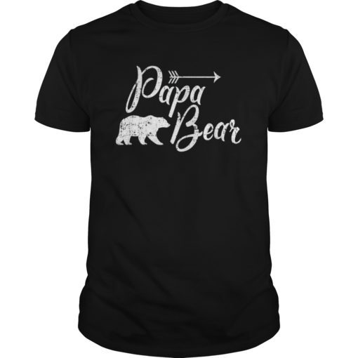 Big Papa Bear Dad T Shirt T-Shirt