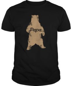 Big Papa Bear Dad T Shirt T-Shirts