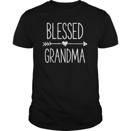 Blessed Grandma T shirt Grandmother Mother Moms Women Gifts