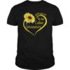 Blessed To Be Called Grammy Sunflower Tshirt Grandma Gifts