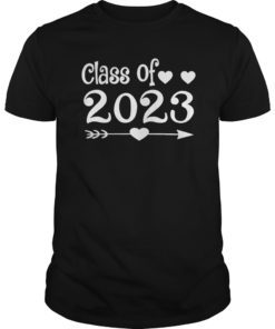 Class of 2023 Heart Graduation Senior Tshirt Graduate Gift