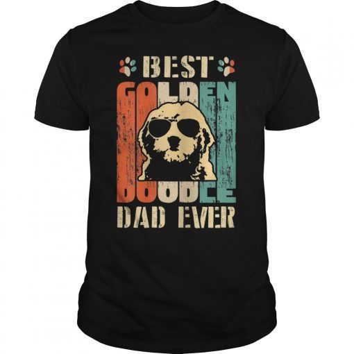 Cool Vintage Best Doodle Dad Ever T Shirt