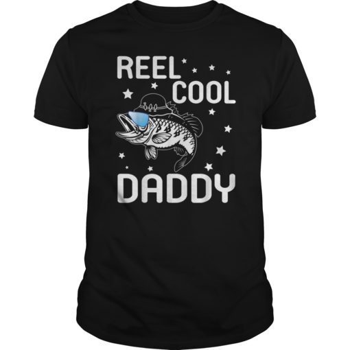 Coolest Fisher Man Reel Cool Daddy Happy Father Day Shirt