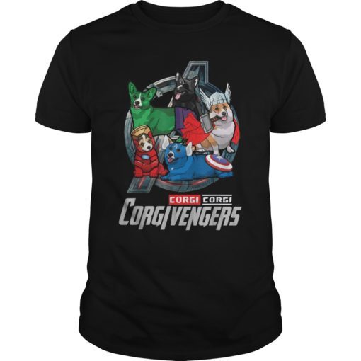 CorgiVENGERS Corgi T SHIRT Corgi dog Funny Dog lover Shirt T-Shirts