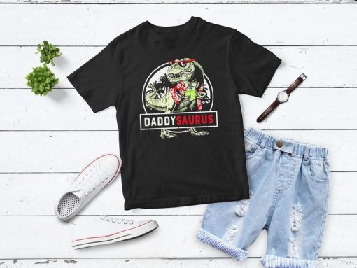 DADDYSAURUS Fatherhood like a walk in the park Fathersaurus shirt