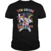 Dabbing 7th Grade Unicorn Nailed It Graduation Class of 2019 T-Shirt