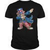 Dabbing Uncle Sam Shirt Patriotic 4th of July Costume Kids