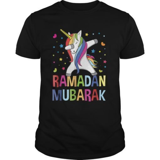 Dabbing Unicorn Ramadan Kareem Mubarak Muslim Islam Shirt