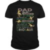 Dad You Are as Strong as T-Rex Funny Father Day Shirt