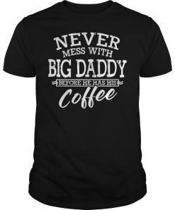 Daddy loves Coffee Fathers Day T-Shirt