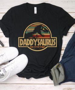 Daddysaurus Father's Day Shirt Funny Daddysaurus T-rex Jurassic park Shirt
