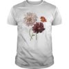 Dahlia Botanical Plant Bee Flower Annual Garden Shirt
