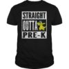 Dinosaur Cute Graduation Straight Outta Pre-K Tshirt