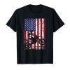 Dirt Bike American Flag Shirt 4th of july t shirt