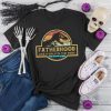 Fatherhood Like A Walk In The Park T-shirt - Jurassic Park Abadass Dad Father