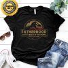 Fatherhood Like A Walk In The Park Tshirt Jurassic Park Abadass Dad Father Handsome Daddy Poppop Fathor Happy Father's Day Vintage Tshirt