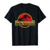 Fatherhood Like A Walk in the Park Shirt Funny Dad Dinosaur Tee Shirts