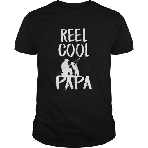 Father's Day Shirt Gift Fishing Reel Cool Papa Dad Gift